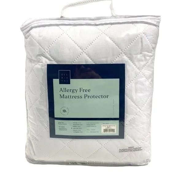 Ella Jayne Allergy Free Mattress Pad, White, Full