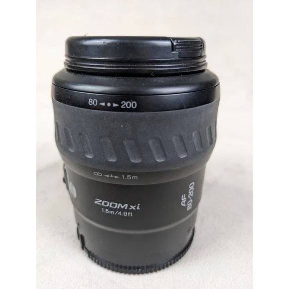 Minolta AF Zoom xi 1.5m/4.9ft 55mm 80-200mm Camera Lens
