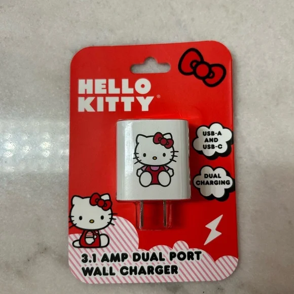 Hello Kitty 3.1 AMP Dual Port Wall Charger