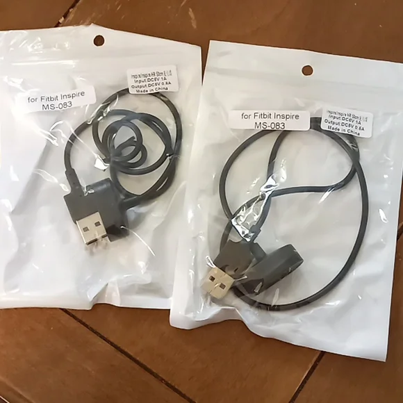 Pack of 2 Fitbit Inspire Charging Cables