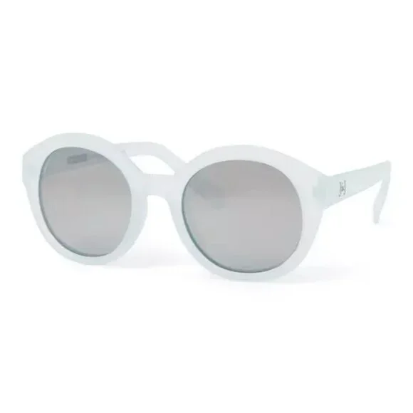 Janie and Jack Youth Girls‎ Size 4 Years + Round Sunglasses in Frosted Pale Blue