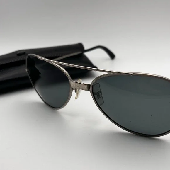Vintage Cool-Ray Polaroid Aviator‎ Sunglasses Metal Frame Gray Lenses