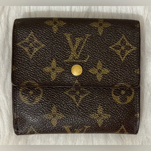 Authentic Vintage Louis Vuitton Trifold Monogram Elise Wallet VGUC