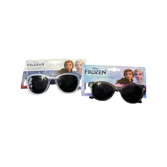 Disney Frozen Kids Sunglasses Bundle Anna Elsa 100% UVA UVB Protection