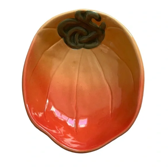 𝅺Williams Sonoma Pumpkin Dip Dish Jardin Potager Collection Decorative