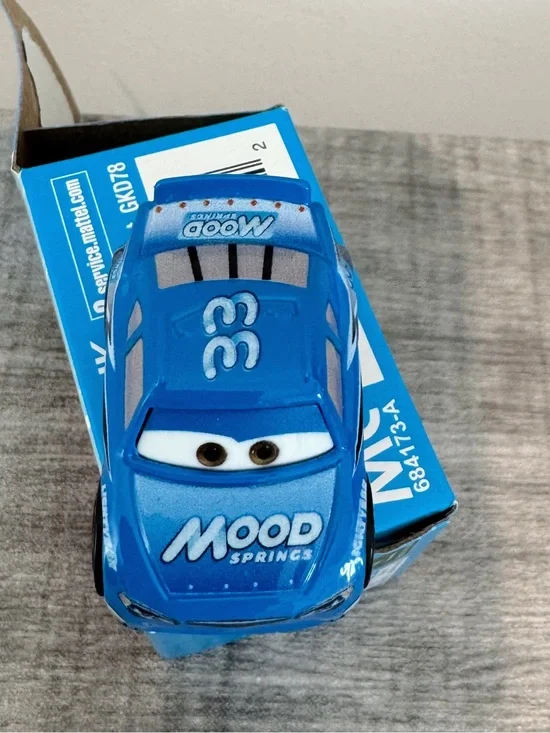 Disney Pixar Cars Mini Racer Dud Throttleman Mood Springs Box 42 New With Box