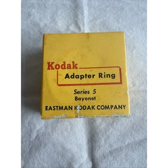 Vintage Kodak Series 5 Bayonet Adapter Ring Dia. 1 3/8 In Dia 35mm