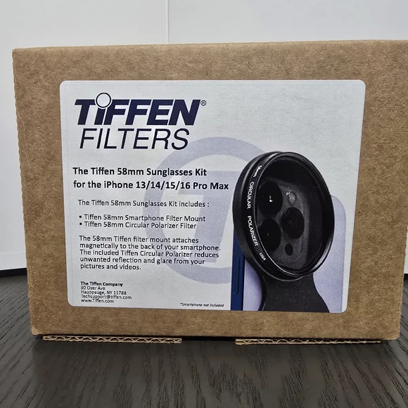 58mm Smartphone Filter Mount Kit - Black
