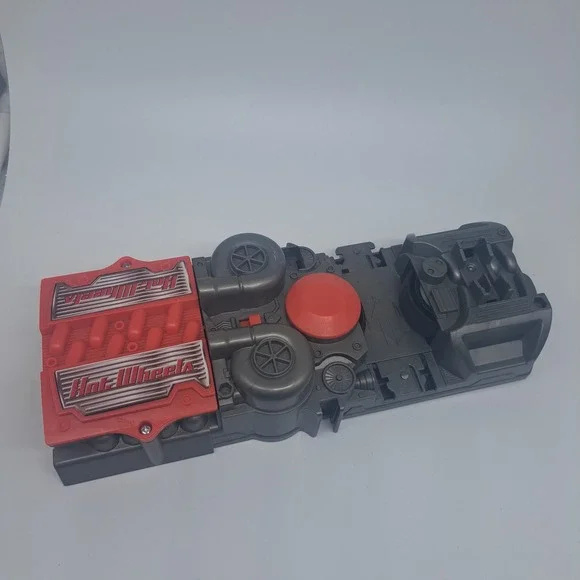 Hot Wheels 2018 Motorized Track Booster GGF92 Grey Red Engine Launcher