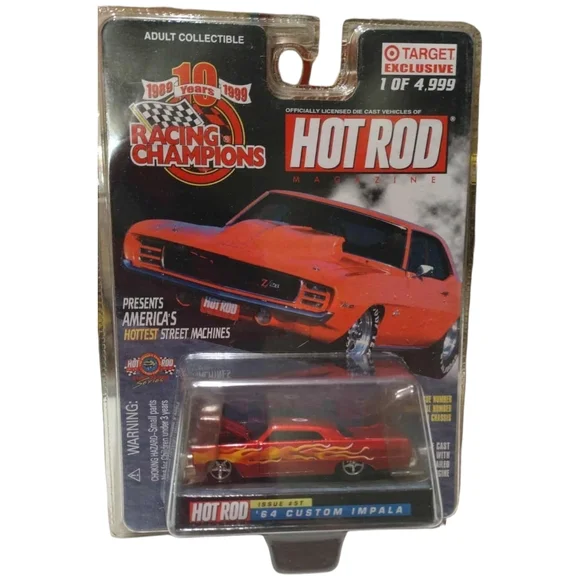 Racing Champions Hot Rod Magazine 1964 Custom Impala Target Exclusive 1 Of 4,999