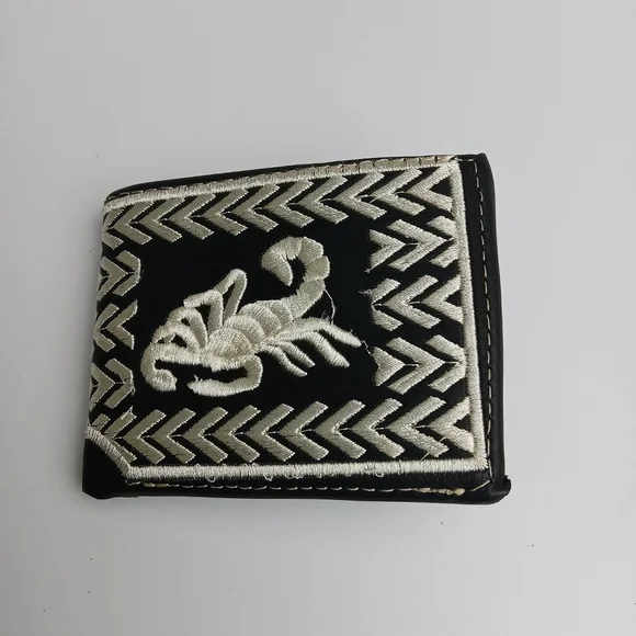 Men's Western Wallet Genuine Leather Hand Crafted Bifold Cowboy Rodeo‎ Wallet