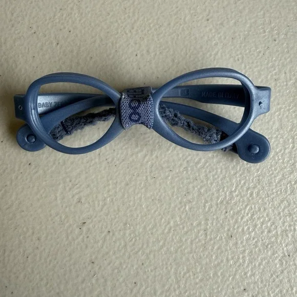 MIRAFLEX Baby Zero Blue Frames Eyeglasses‎ 31-15 Sample Made In Italy