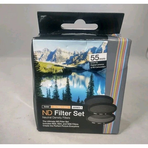 Vivitar 3-Piece 55mm ND2 / ND4 Filter Set