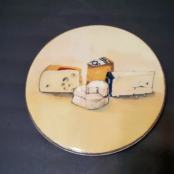 Williams Sonoma Cheese Tray, Made in Italy, Ceramic Serving Board Plate Fromage