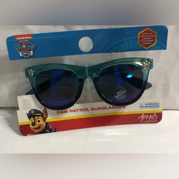 paw patrol boy’s Sunglasses 100% UV protection green blue.3+