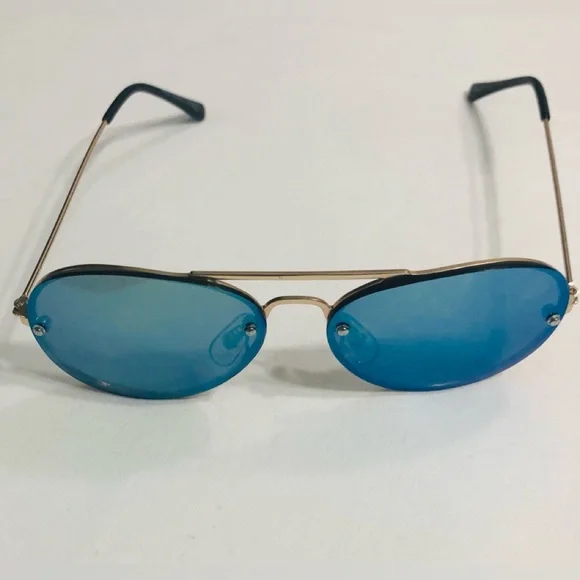 Boy’s Aviator sunglasses UV-protected blue . 32mmX32mm