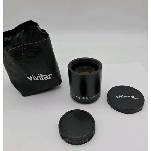 ULTIMAXX 2X Teleconverter for 500mm 800mm & 650-1300mm T-Mount Lense