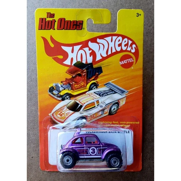 2011 Hot Wheels VOLKSWAGEN BAJA BEETLE The Hot Ones Series VW BUG Purple 1:64