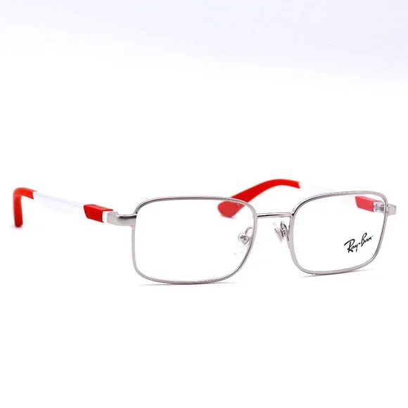 RAY-BAN JUNIOR RB1043 4021 SILVER ORANGE EYEGLASSES AUTHENTIC FRAME
