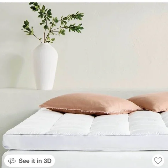Casaluna White premium cooling 4’m dual layer Mattress topper xl twin