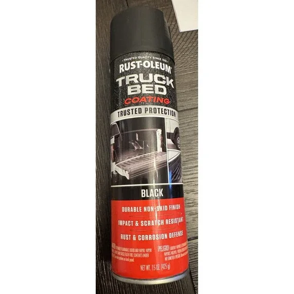 New Rust-Oleum Truck Bed Coating Can Black 15 Oz.