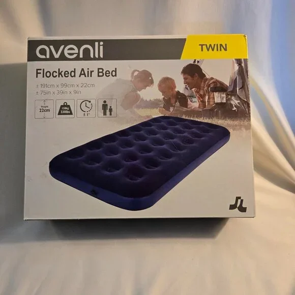 Share Avenli Twin Size Inflatable Air Mattress Portable