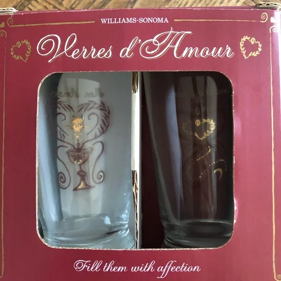 NIB Williams Sonoma Glasses