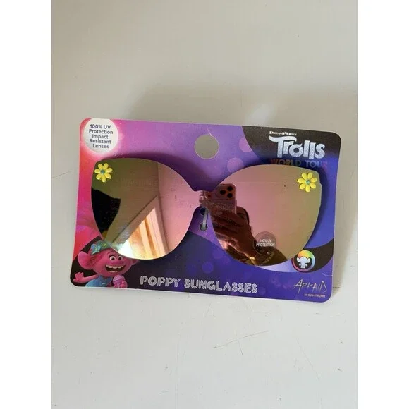Trolls World Tour Poppy Kids Sunglasses Arkaid Sun-Staches 100% UV Protection