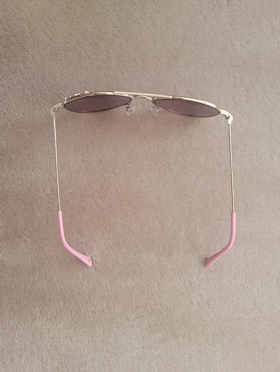 H&M Girl Gold/Pink Aviator Sunglasses Size 2Y-4Y