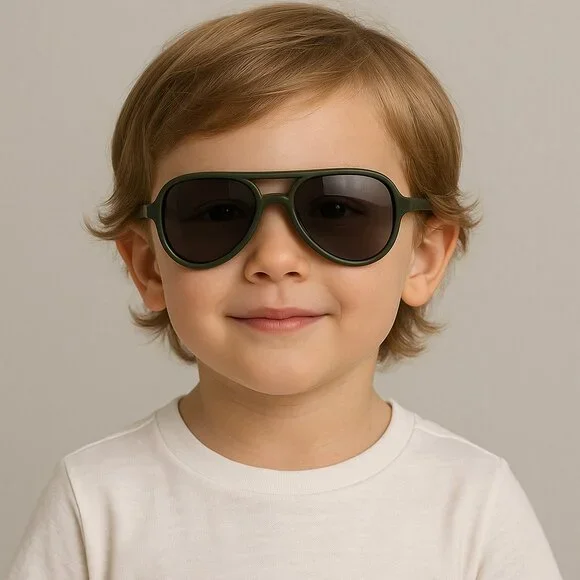 Janie and Jack Olive‎ Green Aviator Sunglasses – NWT