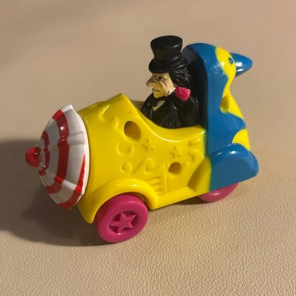 DC Comics 1991 “The Penguin” Toy Car with Pink Wheels