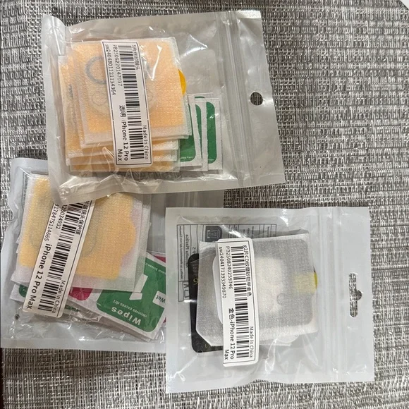 iPhone 12 Pro Max Assorted camera lens cover Phone Accessories Pack
