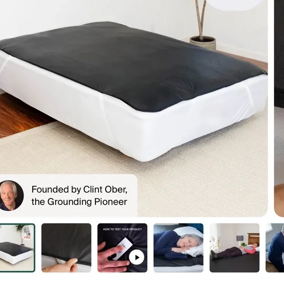 Earthing mattress cover grounding sheet QUEEN