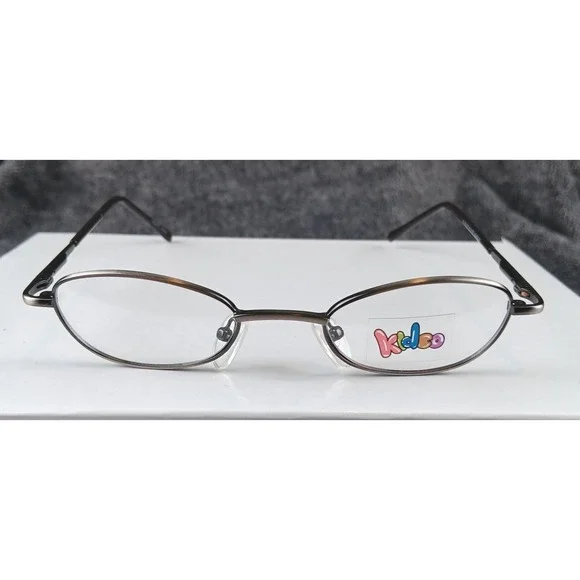 Kidco Silver Minnow 43-18-125 Kids Eyeglasses Frames Oval Brown‎