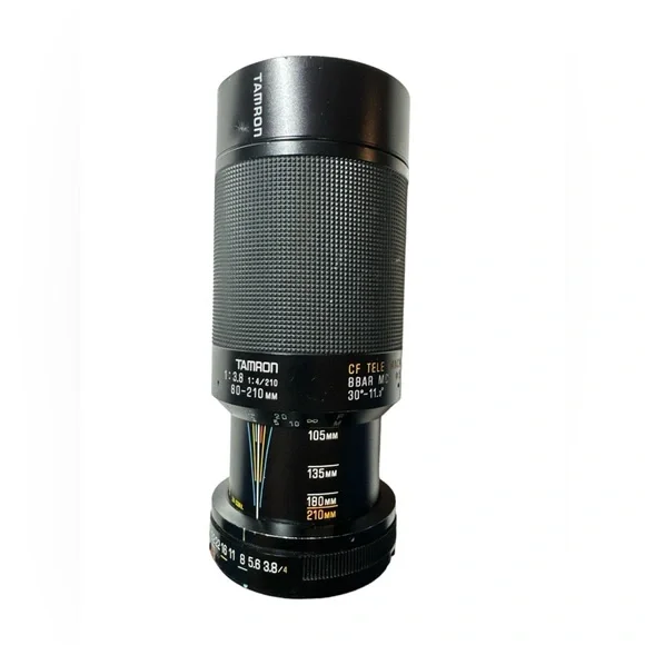 Tamron 80-210mm f/3.8 f/4-210 CF TELE MACRO BBAR MC 58mm Adaptall 2 AE Lens