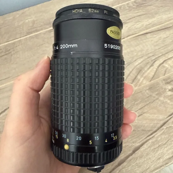 SMC Pentax-A 1:4 200mm Lens 5190200 UNTESTED