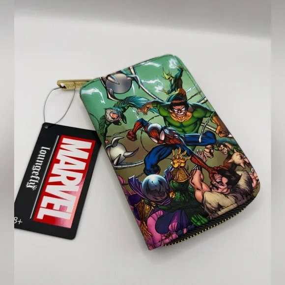 Loungefly Marvel Spider-Man Sinister Six Wallet NWT