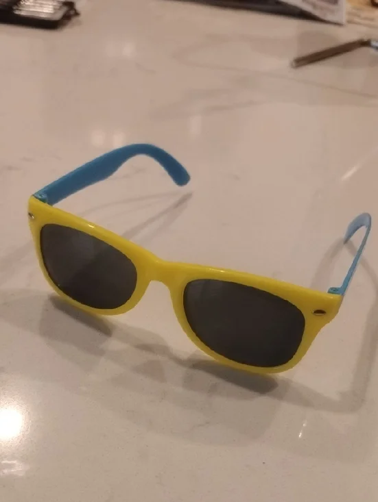 Kids Yellow & Blue Sunglasses - Protective Kids Accessories
