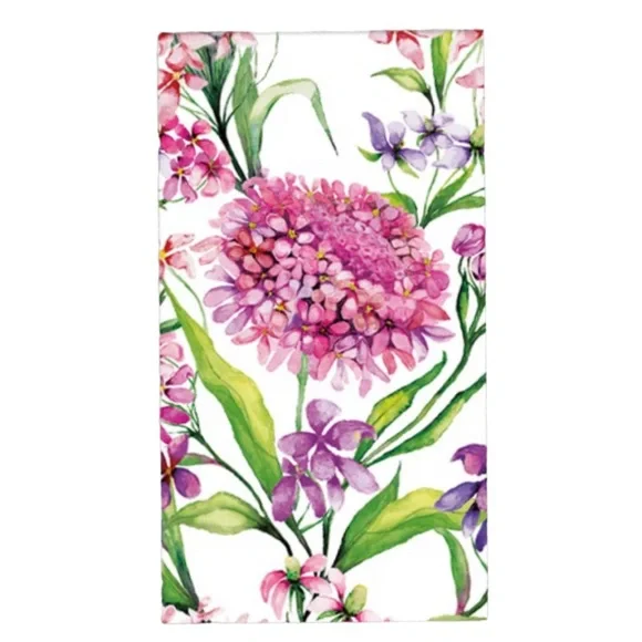 Blueink Studios Fragrant Blush Guest Towel Napkins (NAPG36-6252), 36 ct