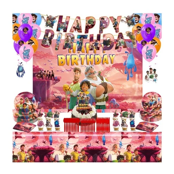 Strange World Complete Birthday Party Tableware & Decor, Set for 10