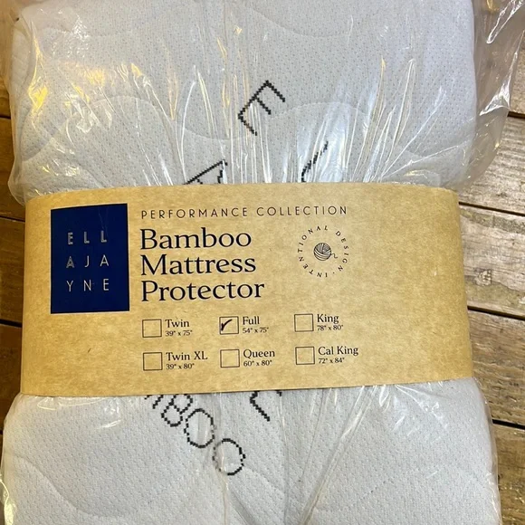 ELLA JAYNE Viscose From Bamboo Mattress Protector, Full