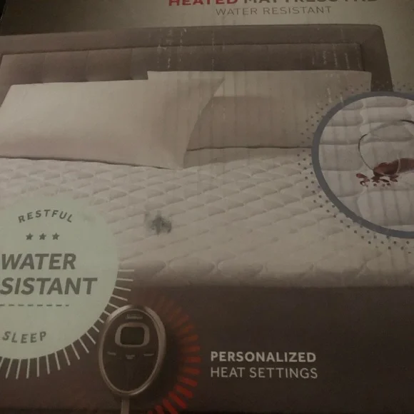 Sunbeam Water Resistant Mattress Pad -full-