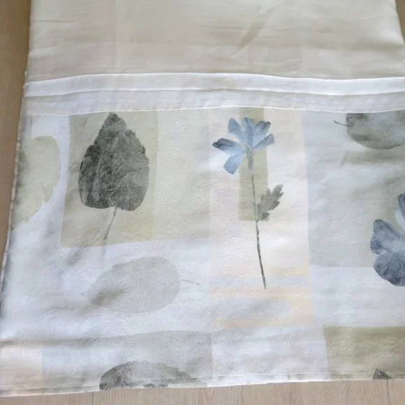 Vintage Croscill Cal King Bed Skirt Multicolor Spa Leaf 14