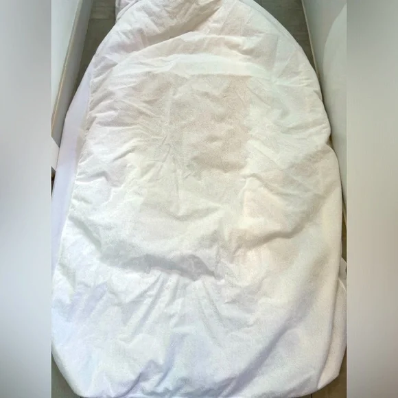 White twin waterproof mattress cover - to protect twin sized mattress. Like new