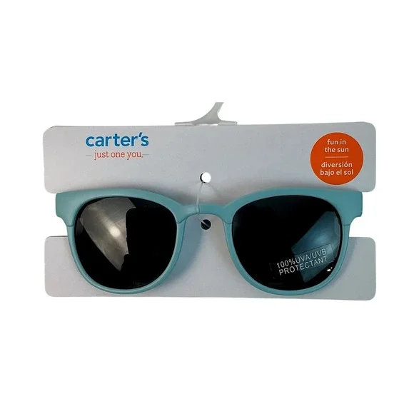 Carters Just One You Baby Toddler Sunglasses Blue 100%‎ UVA UVB Protectant