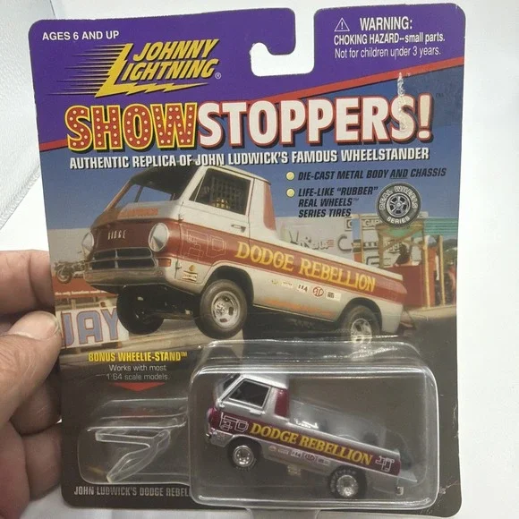 Johnny Lightning‎ John Ludwick's Dodge Rebellion Show Stoppers w/ Wheelie Stand