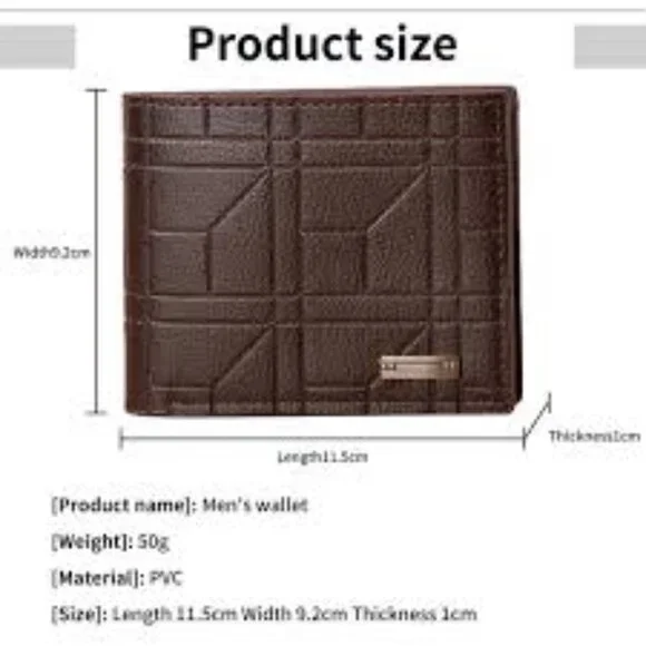 Jiangbao Men’s Wallet Brown