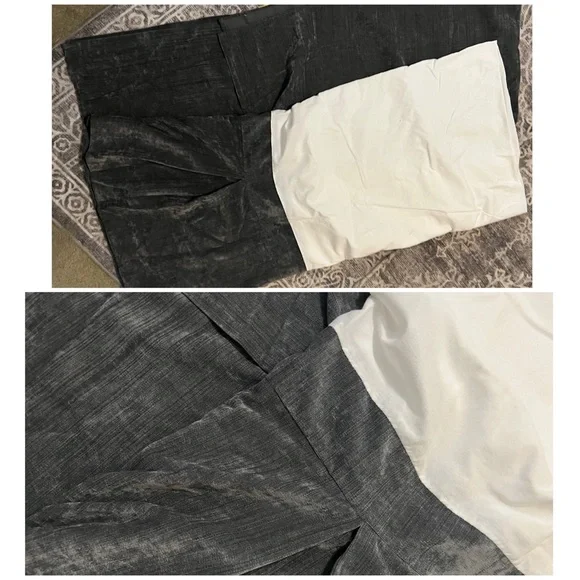 Black and White Colorblock Skirt