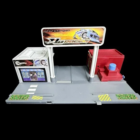 Hot Wheels‎ Mega City Pack 2007 Playset Town Buildings Garage