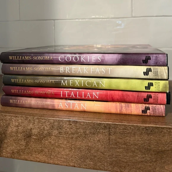 Williams Sonoma Books Lot of 5 NWT